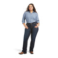 Women's R.E.A.L. Mid Rise Arrow Fit Jocelyn Boot Cut Jeans in Nashville 10036087 Ariat plus full