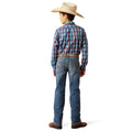 Ariat Kids' B5 Slim Bennet Straight Leg Jeans in blue denim - Full Back