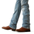 Ariat Kids B4 Relaxed Otis Boot Cut Jeans in blue denim - Detail