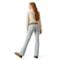 Ariat Girl's Zoe Trouser Jeans in light blue denim - Back