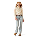Ariat Girl's Zoe Trouser Jeans in light blue denim - Full