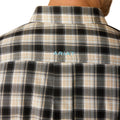 Ariat Men's Pro Series Garrett Classic Fit Shirt in beige and white pattern - Detail