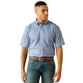 Ariat Wrinkle Free Dixon Classic Fit Shirt Mens - Blue - front