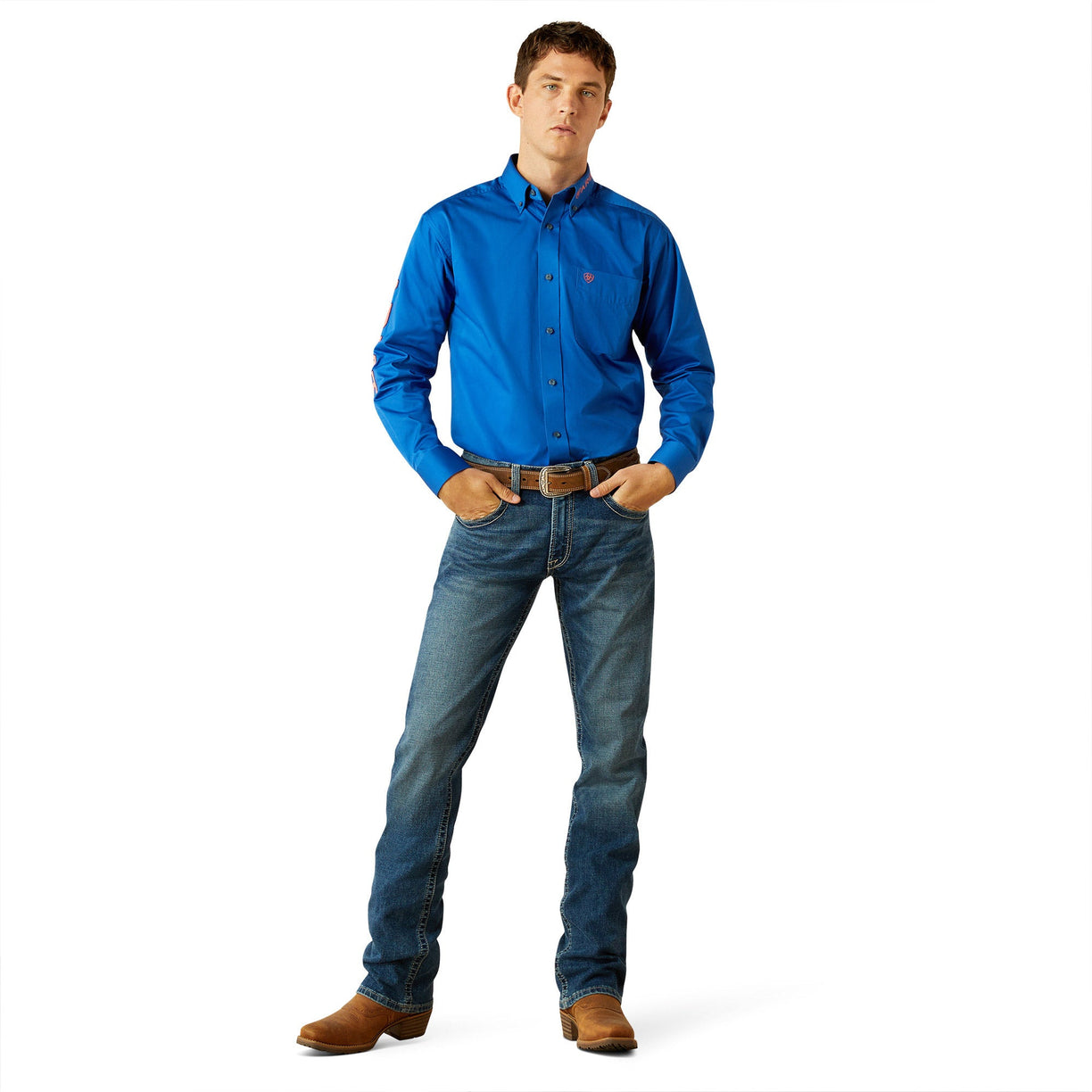 Team Logo Twill Classic Fit Shirt