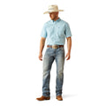 Ariat Men's M4 Relaxed Reece Straight Leg Jeans in blue denim - Full