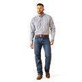 Ariat Men's M2 Traditional Relaxed Camilo Boot Cut Jeans in dark blue denim - Full