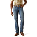 Ariat Men's M7 Slim Travis Straight Leg Jeans in blue denim - Front