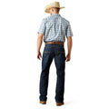 Ariat Men's M4 Relaxed Otis Boot Cut Jeans in blue denim - Full