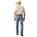 Ariat Men's M2 Traditional Relaxed Bennet Boot Cut Jeans in blue denim - Back