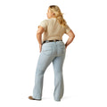 Ariat Women's Perfect Rise June Flare Jeans in light blue denim - Back