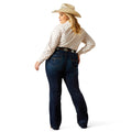 Ariat Women's Perfect Rise Julianna Trouser Jeans in dark blue denim - Back