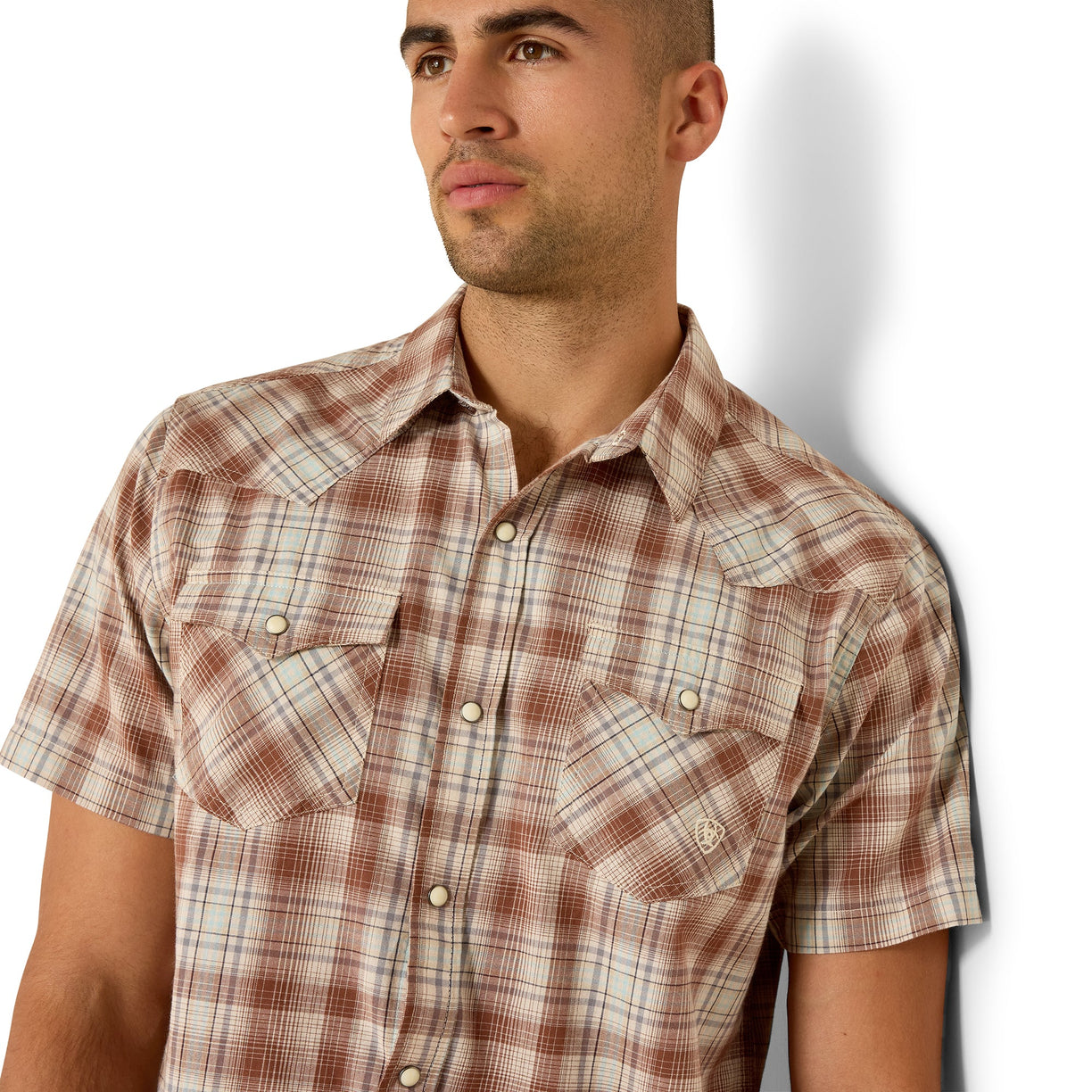 Retro Hilliard Fitted Snap Shirt