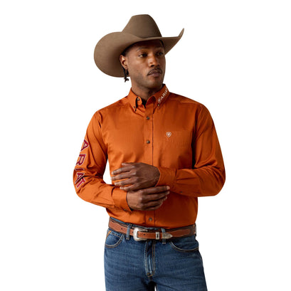 Team Logo Lightweight Twill Fitted Shirt