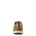 Brown sneaker on a white background