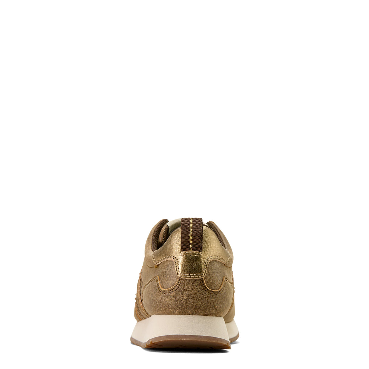Brown sneaker on a white background