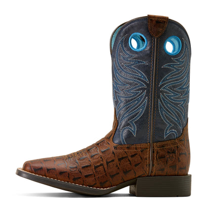 Knox Wide Square Toe Western Boot