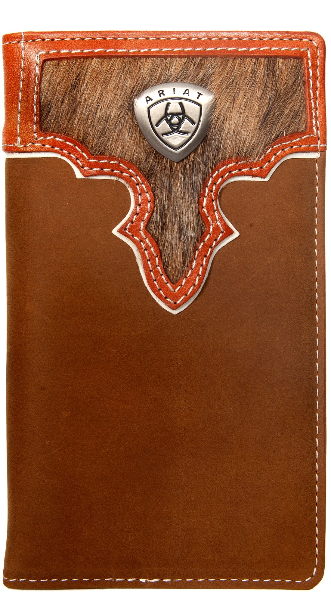 Ariat Wallet Rodeo Two Toned Hair On Brown WLT1108A