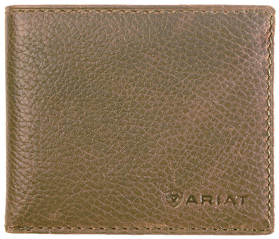 Ariat Logo Wallet Distressed Brown