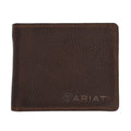 Ariat Logo Wallet Distressed Brown