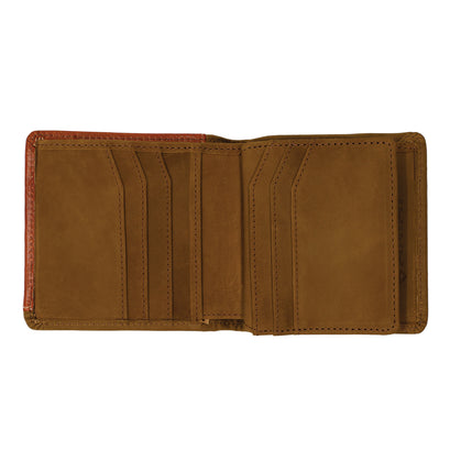 Bi-Fold Wallet  Tooled Overlay
