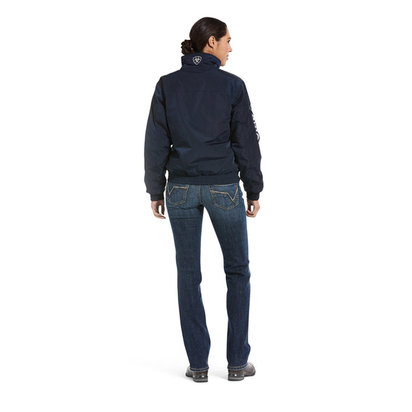 Ariat Stable Insulated Jacket Navy 10001713 full back