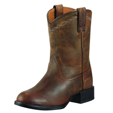 Ariat Kid's Heritage Roper Distressed Brown 10001850