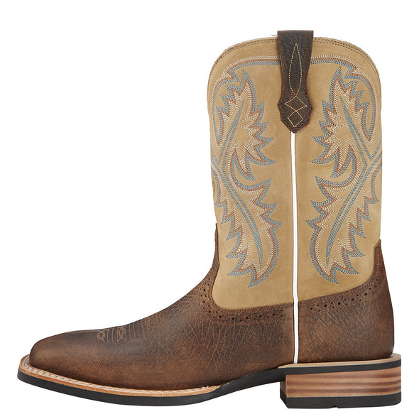 Ariat Men's Quickdraw Tumbled Bark / Beige side