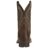 Men's Hybrid Rancher Western Boots in Brown Oiled Rowdy 10014070 Ariat heel