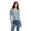 Melange Print Tee