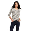 Melange Print Tee