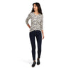 Melange Print Tee