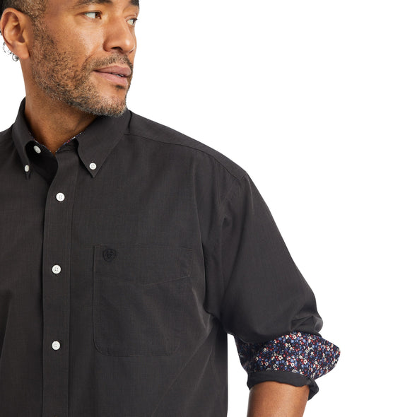 Wrinkle Free Solid Pinpoint Oxford Classic Fit Shirt