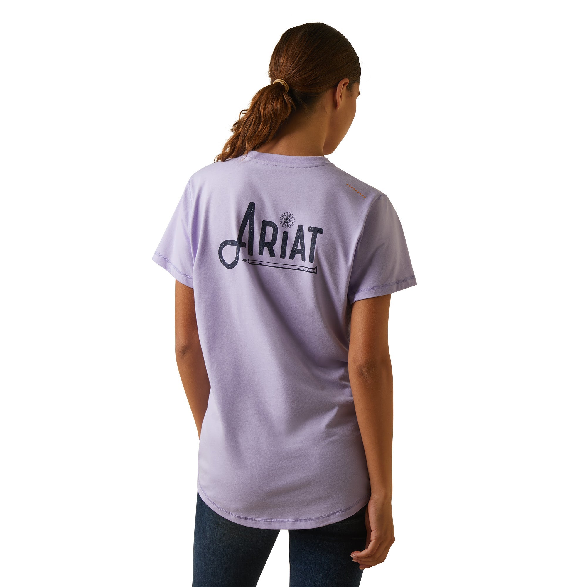 Camicia Da Lavoro Ariat Rebar Workman Logo - Antracite Mélange, XL Altezza Unisex