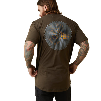 Rebar Workman Buzz Saw Graphic T-Shirt
