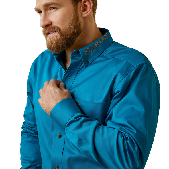Team Logo Twill Fitted Shirt