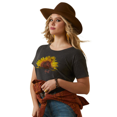 Sunflower Cow Tee