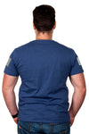 Ariat Men's Patriot T-Shirt Heather Blue 90001001 back