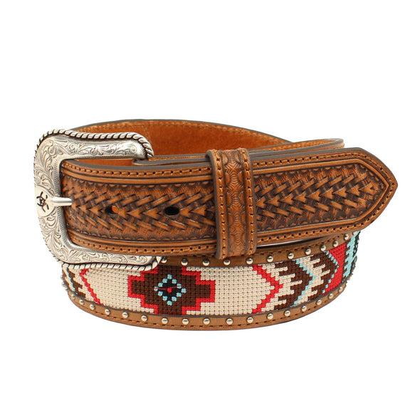 Men's Arrow Southwestern Inlay Belt