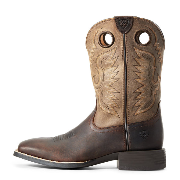 Men's Sport Ranger Western Boots in Barley Brown/Toasted Tan 10029633 Ariat side