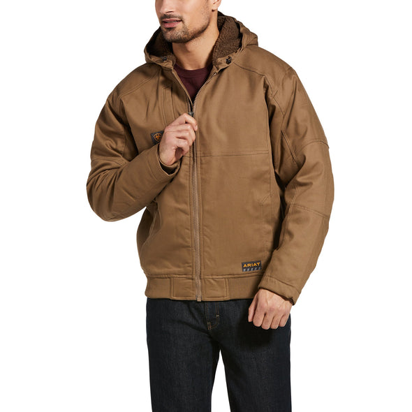 Men's Rebar DuraCanvas Jacket in Field Khaki 10032964 Ariat