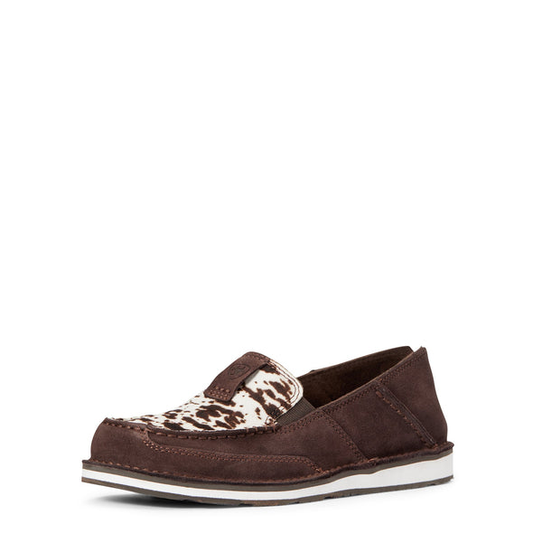 Ariat Women's Cruiser Chocolate Chip Suede / Spotted Hair On 10033932