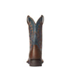 Ariat Men's Layton Weathered Chestnut / Rail Blue 10038448 heel