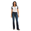 Ariat Women's R.E.A.L. High Rise Ballary Boot Cut Jean 10036813 PENNSYLVANIA full