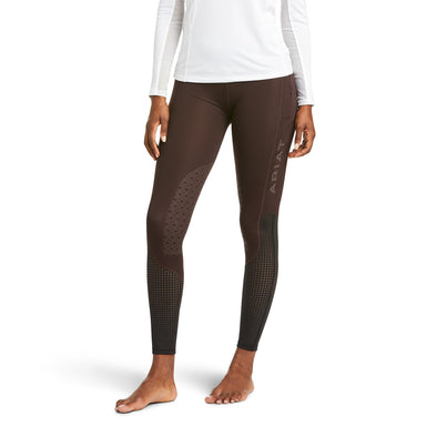 Women's Eos Knee Patch Tight in Chocovine 10037637 Ariat