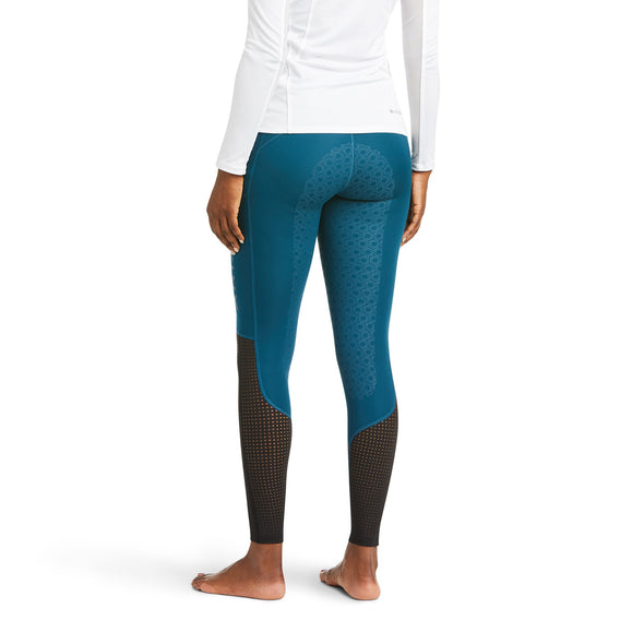 Ariat Women's Eos Full Seat Tight in Eurasian Teal 10037369 Ariat back