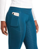 Ariat Women's Eos Full Seat Tight in Eurasian Teal 10037369 Ariat detail