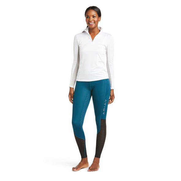 Ariat Women's Eos Full Seat Tight in Eurasian Teal 10037369 Ariat full