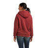 Women's Fleece Full Zip Sweatshirt in Rhubarb 10037930 Ariat back