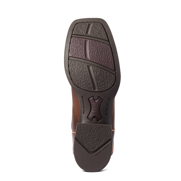 Women's West Bound Western Boots Sassy Brown 10038332 Ariat outsole