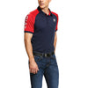 Men's Team 3.0 Polo Shirt in Navy Blue, 10030355 Ariat